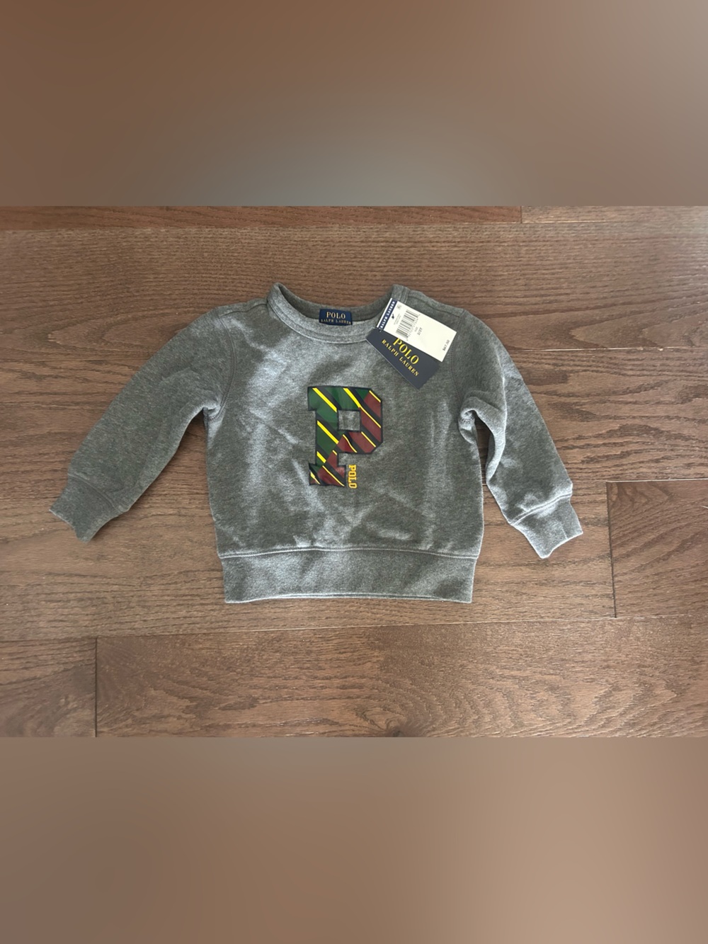 NWT POLO Ralph Lauren Size 2T Boy's Crewneck Sweatshirt